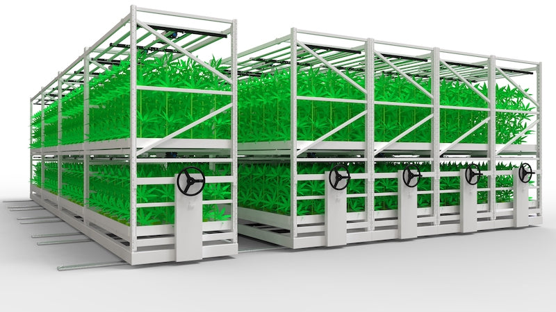 GROWMECH Multi-Tier Growing System 4' x 8' x 11'